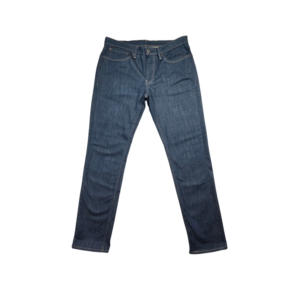 Levi's 511 Slim Jeans Mens 34 Blue Dark Wash Stretch Denim Classic Streetwear